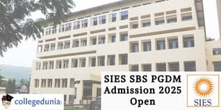 SIES SBS PGDM Admission Open; Apply Before February 22